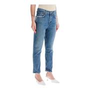 Frayed Edge Cropped Jeans