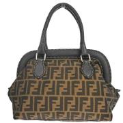 Pre-owned Stof fendi-tasker