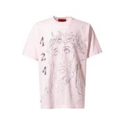 Jesus Pink Loose T-Shirt