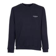 Sort Crew-neck Bomuldssweatshirt med D-logo