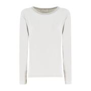 Lurex Crew Neck Strik Skjorte