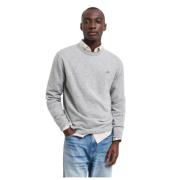 Ultra-Fin Uld Rund Hals Sweater