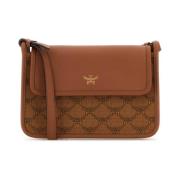 Kamelbrun Crossbody Taske med Monogram