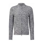 Uld Zip Cardigan Klassisk Stil