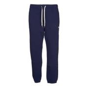 Navy Blue Cotton Fleece Joggers