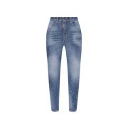 Højtaljede Cropped Twiggy jeans