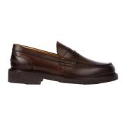 Brun Læder Herre Loafers