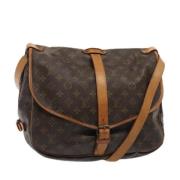 Pre-owned Canvas louis-vuitton-tasker