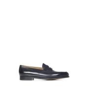 Sort Loafer Sko Elegant Stil