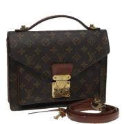 Pre-owned Canvas louis-vuitton-tasker