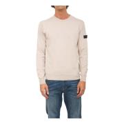 Beige Strikvarer Sweater