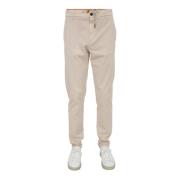 Beige Jogger Bukser Stilfuld Behagelig