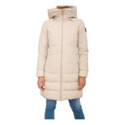 Beige Parka Trench til kvinder