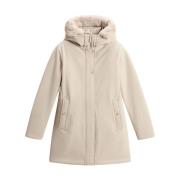 Stilfuld Oxford Tan Parka til kvinder