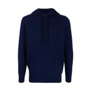 Blå Navy Lamswool Sweater