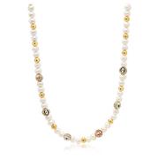 Women's Evil Eye Pearl Necklace