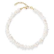 Women's White Puka Shell Necklace