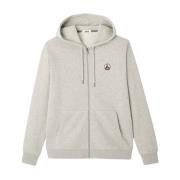 Grå Zip Hoodie Oaxaca - Chic Stil