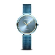 Dameur Charity 32 mm 3 ATM Safirglas Slim Design Armbånd Milanese 1813...