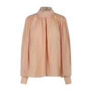 Flowing Sand Brown Blouse