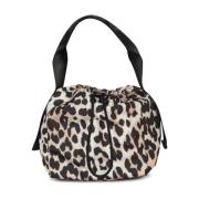 Leopard Print Skuldertaske