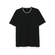 Logo-broderet Crew Neck T-shirt