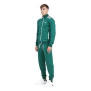 Grøn Tracksuit Jakke og Bukser Sæt