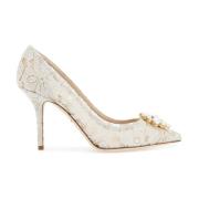 Charmant Blonder Krystal Blomst Pumps