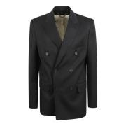 Double Breasted Blazer Uld Gabardine