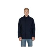 Quiltet Field Jacket med Club Check Detaljer