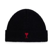 Sort Rød ADC Beanie Hat