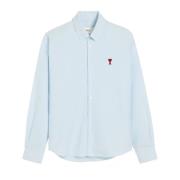 Stribet Oxford Button-Down Skjorte