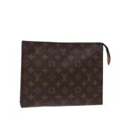 Pre-owned Canvas louis-vuitton-tasker