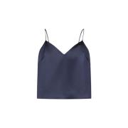 Midnight Satin Cami Top