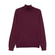 Lilla Cashmere Rullekrave Sweater