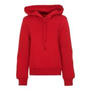 Blød Fleece Cropped Hoodie