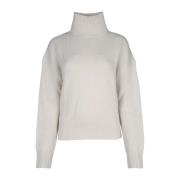 Højhalset Cashmere Blend Sweater