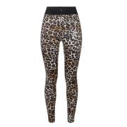 Animalier Slim Fit Shiny Lycra Leggings