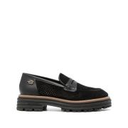 Sort Elegant Lukket Mokkasin Loafers