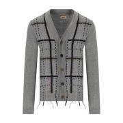 Ternede uld-kashmir cardigan