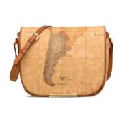 Klassisk Geo Print Crossbody Taske