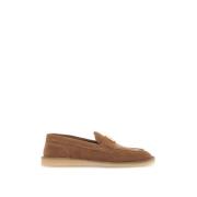 Suede Leather Moccas Loafers