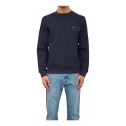 Blå Sweatshirt Casual Urban Stil