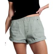 Khaki Boyfriend Shorts Vintage Stil