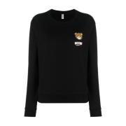 Sort Teddy Bear Logo Sweatshirt