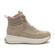 Beige Casual Closed Booties Kvinder