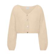 Mohair Cropped Cardigan