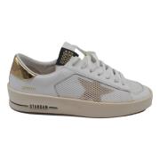 Stardan White Gold Sneakers