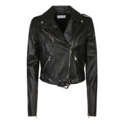 Sort Biker Jakke