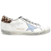 Leopard Superstar Sneakers Hvid Is